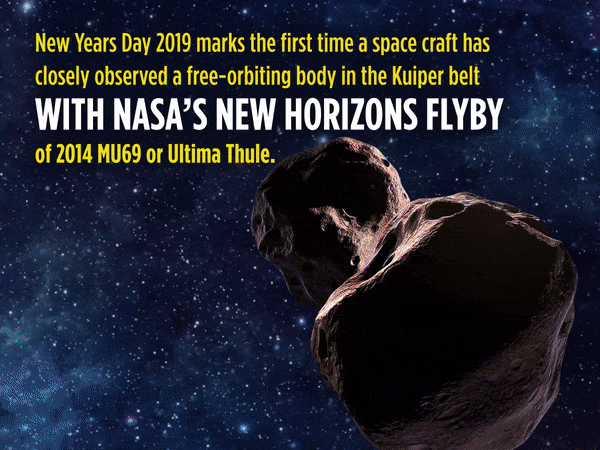 AGU 100 Facts & Figures NASA New Horizons Ultima Thule Flyby